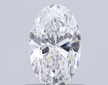 Bright 0.49 CT Oval Shape D Color VS1 Clarity Lab Grown Diamond For Wedding Ring