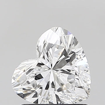 Shiny 1.01 CT Heart Shape F Color VS1 Clarity Moissanite Diamond For Wedding Ring