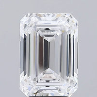 Perfect Of 4.67 CT Emerald Shape D Color VS1 Clarity Moissanite Diamond For Cocktail Shine