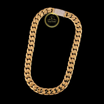 VVS Lab Grown Diamond Gold Cuban Chain By Ivevar