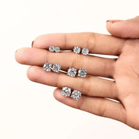 2.60 Ivevar Eternal Brilliance Round Lab Grown Diamond Stud Earrings Collection
