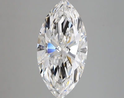 4.01 Ct Marquise Cut Lab Grown Diamond - D Color, SI1 Clarity