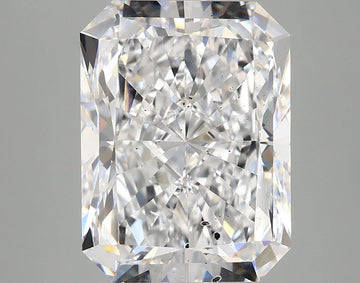 Shiny 5.00 CT Radiant Shape D Color SI1 Clarity Lab grown Diamond For Low Fire