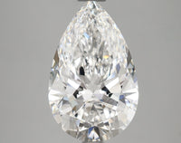 Sparkling 3.01 CT Pear Shape D Color VS1 Clarity Moissanite Diamond For Wedding Ring
