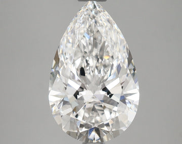 Sparkling 3.01 CT Pear Shape D Color VS1 Clarity Moissanite Diamond For Wedding Ring