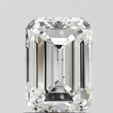Exclusive 1.72 CT Emerald Shape F Color SI1 Clarity Moissanite Diamond For Gift Ring