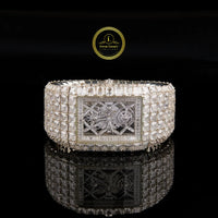 High-End Diamond Timepiece Where Power Meets Pure Elegance Asscher Diamond