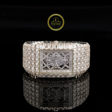 High-End Diamond Timepiece Where Power Meets Pure Elegance Asscher Diamond