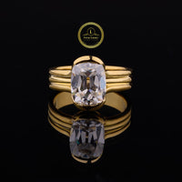 Premium 3.00 CT Cushion Cut Moissanite Diamond Ring – Minimal Luxury Style by Ivevar