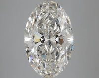 Stylish 5.11 CT Oval Shape G Color SI1 Clarity Moissanite Diamond For Designer Party Ring