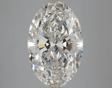 Stylish 5.11 CT Oval Shape G Color SI1 Clarity Moissanite Diamond For Designer Party Ring