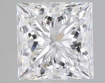 Custom 2.14 CT Princess Shape F Color VS2 Clarity Lab Grown Diamond For Long After