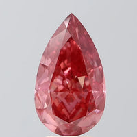 Sparkling 4.28 CT Pear Shape Fancy Vivid Pink Color VVS2 Clarity Moissanite Diamond For Gift Ring