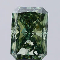 perfect Of 4.29 CT Emerald Shape Fancy Vivid Green Color VS2 Clarity Moissanite Diamond For Far Echo