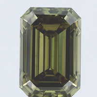 Excellent Of 3.21 CT Emerald Shape Fancy Vivid Green Color VS2 Clarity Lab Grown Diamond For Just Us