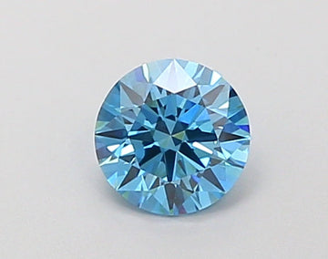 Top 0.45 CT Round Shape Fancy Vivid Pink Color VVS1 Clarity Lab Grown Diamond For Warm Dusk