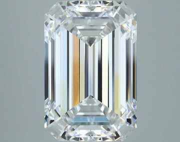 Minimalist 7.76 CT Emerald Shape D Color VS1 Clarity Lab Grown Diamond For Soft Glow