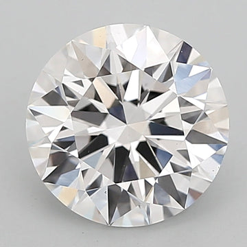 Minimalist 2.51 CT Round Shape D Color VS2 Clarity Moissanite Diamond For Anniversary Ring