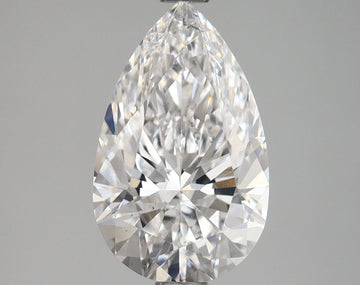 Bright 2.06 CT Pear Shape D Color VS2 Clarity Moissanite Diamond For Special One Ring