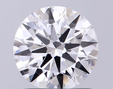 Bright 0.90 CT Round Shape D Color VS1 Clarity Lab grown Diamond For Ring