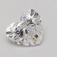 Minimalist Of 0.87 CT Heart Shape D Color VS1 Clarity Lab Grown Diamond For Good Vibes
