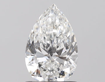 Perfect 1.10 CT Pear Shape E Color VVS1 Clarity Lab Grown Diamond For Slow Fire