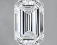Sparkling 6.16 CT Emerald Shape D Color VS1 Clarity Moissanite Diamond For Her Voice