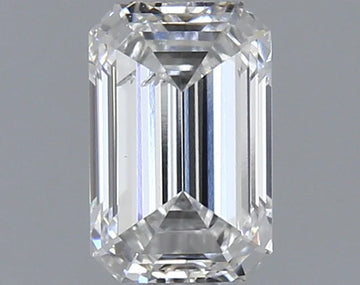 Bright 1.03 CT Emerald Shape E Color SI1 Clarity Moissanite Diamond For Someone Ring