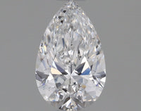 Fantastic 0.63 CT Pear Shape D Color SI1 Clarity Lab Grown Diamond For the Calm Steps