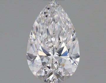 Fantastic 0.63 CT Pear Shape D Color SI1 Clarity Lab Grown Diamond For the Calm Steps