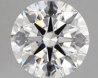 Brilliant 3.29 CT Round Shape D Color VS2 Clarity Moissanite Diamond For Anniversary Ring