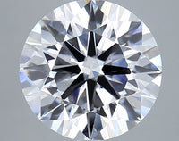 Fantastic 4.99 CT Round Shape E Color VVS2 Clarity Lab grown Diamond For Engagement Ring