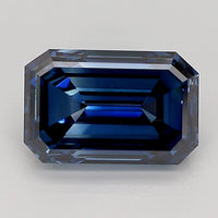 Premium Of 2.68 CT Emerald Shape Fancy Deep Blue Color VS2 Clarity Lab Grown Diamond For Her Words