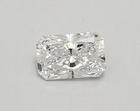 Custom Luxury 0.39 CT Radiant Shape D Color VVS2 Clarity Lab Grown Diamond For True Bloom