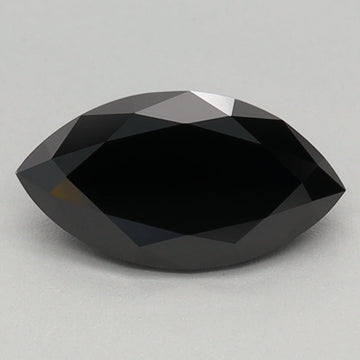 Minimalist Of 0.71 CT Marquise Shape Fancy Black Color VS1 Clarity Lab Grown Diamond For Cocktail Shine