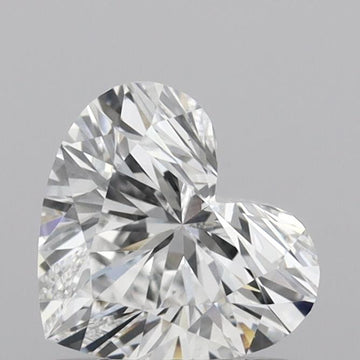 Latest Of 0.80 CT Heart Shape D Color VS1 Clarity Lab Grown Diamond For Gold Light
