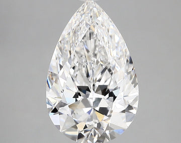 Latest 3.73 CT Pear Shape D Color VS1 Clarity Moissanite Diamond For Cocktail Ring
