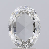 Brilliant 2.20 CT Rose Cut Shape F Color VS2 Clarity Moissanite Diamond For Wedding Ring