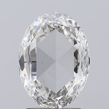 Brilliant 2.20 CT Rose Cut Shape F Color VS2 Clarity Moissanite Diamond For Wedding Ring