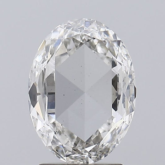 Brilliant 2.20 CT Rose Cut Shape F Color VS2 Clarity Moissanite Diamond For Wedding Ring