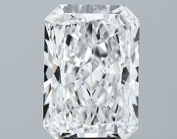 Shiny 4.42 CT Radiant Shape E Color SI1 Clarity Lab grown Diamond For That Day