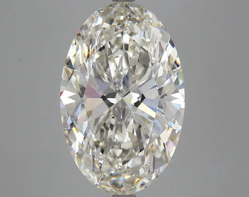 Luxury 6.90 CT Oval Shape H Color SI1 Clarity Moissanite Diamond For Cocktail Ring