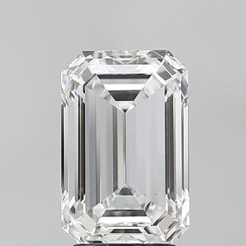 Sparkling Of 3.01 CT Emerald Shape D Color VS1 Clarity Lab Grown Diamond For Cocktail Shine