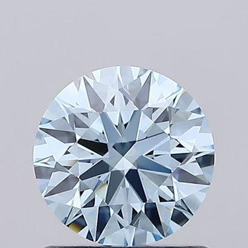 Hot Spelling 0.90 CT Round Shape Fancy Intense Pink Color VVS1 Clarity Lab Grown Diamond For Shared Quiet
