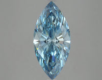 Brilliant Of 3.50 CT Marquise Shape Fancy Vivid Blue Color VS2 Clarity Lab Grown Diamond For This Moment