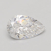 Excellent 0.71 CT Pear Shape D Color SI1 Clarity Lab Grown Diamond For the That Whisper