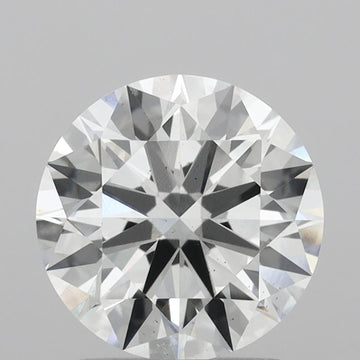 Excellent 2.03 CT Round Shape E Color VS2 Clarity Lab Grown Diamond For Her Light