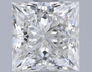 Sustainable 1.02 CT Princess Shape D Color VS1 Clarity Moissanite Diamond For her Ring