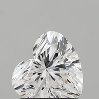 Unique Heart Shape 1.00 CT D Color VS2 Clarity Lab grown Diamond For Engagement Ring