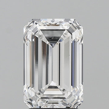 Brilliant Of 3.02 CT Emerald Shape D Color VS1 Clarity Lab Grown Diamond For Custom Design